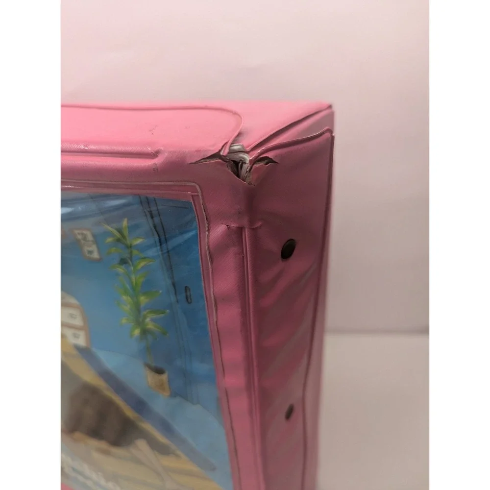 Vintage 1985 Fashion Doll Bedroom Case Fold Out Pop Out Twin Beds Playset 1980s